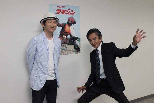「仮面ライダーアマゾン」アマゾンとマサヒコ少年が40年ぶりの再開、「アマゾンはみんなで作った総合芸術」 画像
