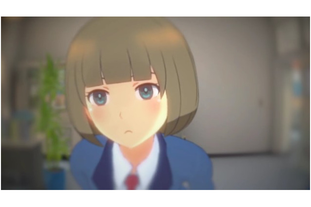 2Dイラストを360度動かす「Live2D Euclid」映像公開!女の子が近づき、手を伸ばし、覗き込む 画像