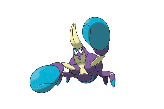 『ポケモン サン・ムーン』新ポケモン「マケンカニ」登場!強力パンチで「てっぺん」を目指す 画像