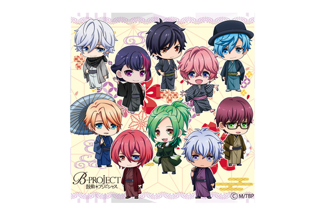 【京まふ2016】メンバーが和服姿に!「B-PROJECT~鼓動*アンビシャス~ ごままんじゅう」が発売決定、特典ステッカーも封入 画像