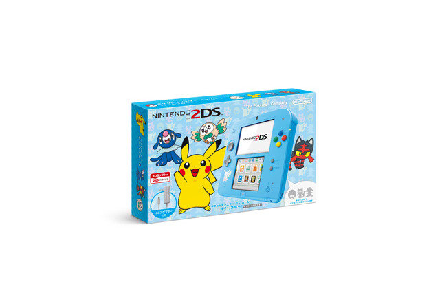 『ポケモン サン・ムーン』オリジナルデザインの2DSが12月に登場！本体は爽やかなライトブルー 画像