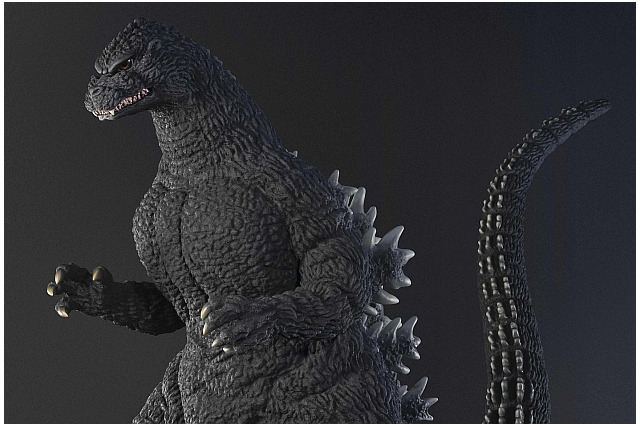 価格約450万円＆全長約3メートルの「ゴジラ」フィギュア予約開始、抽選で10名に販売 画像