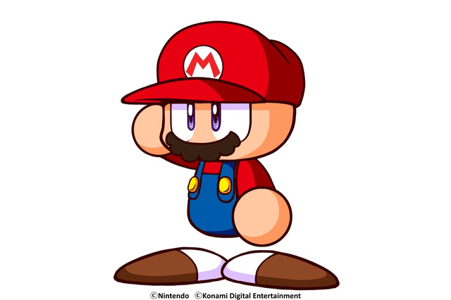 3DS『実況パワフルプロ野球 ヒーローズ』×「マリオ」コラボ決定、変化球「ファイアボール」が投げられる! 画像