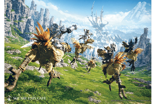 『紅蓮のリベレーター』発売記念コラボ！ 「SQUARE ENIX CAFE」を『FFXIV』アートが彩る─大川ぶくぶ描き下ろしグッズも登場 画像