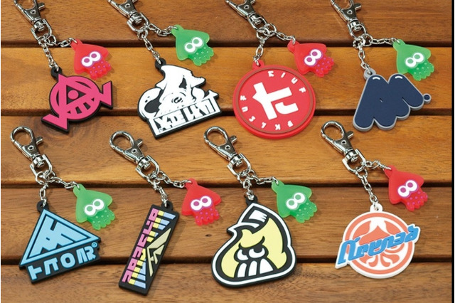 『スプラトゥーン2』ブランドロゴのイカしたラバーキーホルダーが9月発売 画像