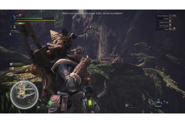 『モンスターハンター:ワールド』海外向けゲームプレイ映像―キャンプに戻って装備を変更できる! 画像