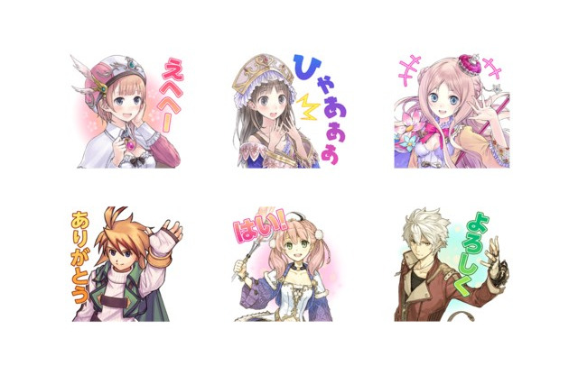 錬金術士RPG『アトリエ』シリーズがLINEスタンプに！ 『マリー』から『フィリス』まで歴代キャラが登場 画像