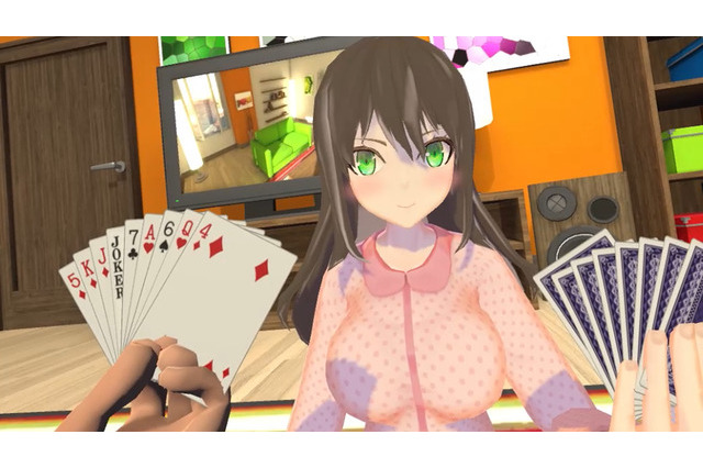 美少女に癒やされたい人必見？まったりVRババ抜き『OldMaidGirl』Steam配信開始 画像