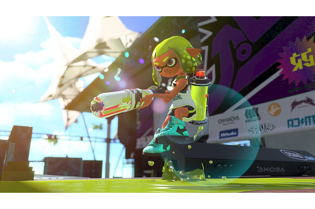 『スプラトゥーン2』新ブキ「パラシェルター」が8月12日より追加！―カサを開いて相手の攻撃を防ぐ！ 画像