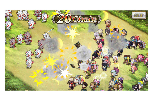『チェインクロニクル3』に新コンテンツ「絆の大出撃」登場!最大100人のパーティーで挑戦 画像