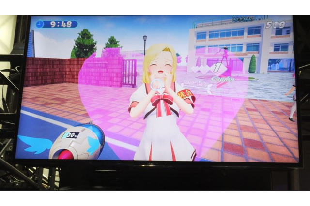 【TGS2017】美少女たちを迎え撃て！ 360度あらゆる方向からの“告白”に立ち向かう『ぎゃる☆がん2』を回転しつつプレイ 画像