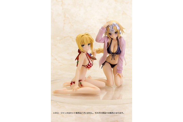 『Fate』ネロ＆ジャンヌのはだけた素肌が眩しすぎる水着フィギュアが登場 画像