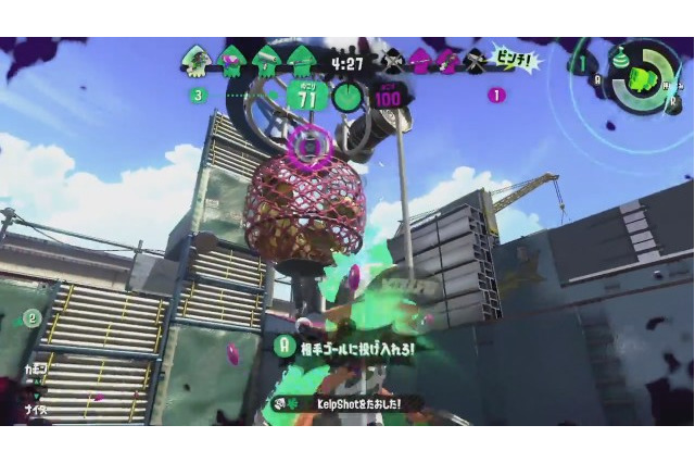 「ニャニャニャ! ネコマリオタイム」で『スプラトゥーン2』新ルール「ガチアサリ」のプレイ映像公開！ 更なる戦いの幕開けに備えよう 画像