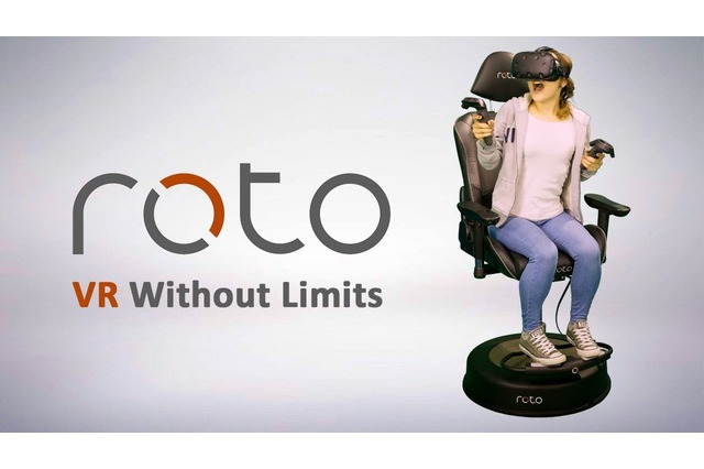 VRゲームと連動する電動回転椅子「Roto VR Chair」が開発者向けに出荷開始 画像