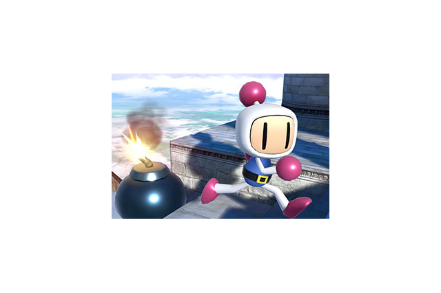 スイッチ『スマブラSP』アシストフィギュアにボンバーマンが登場!お馴染みの十字爆発で強力サポート 画像