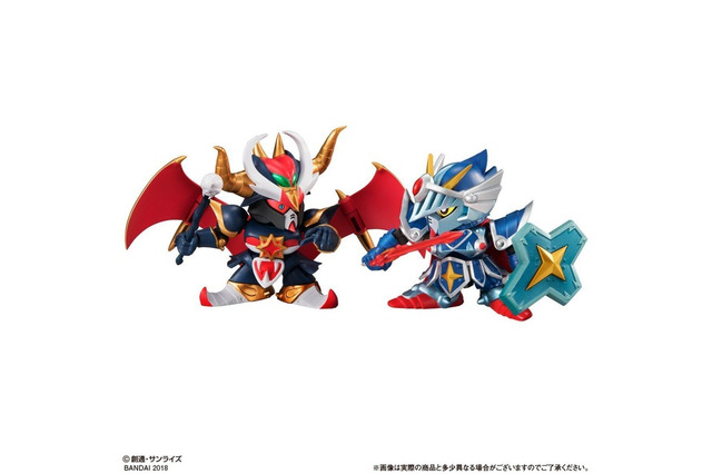 「SDガンダム」フルアーマー騎士ガンダム&モンスターブラックドラゴン、宿命の2人がフィギュア化! 画像
