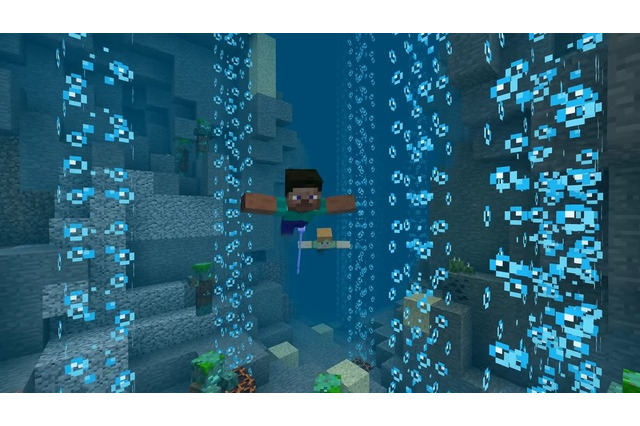 『マインクラフト』Update Aquaticフェイズ2配信開始！ウミガメや水中ゾンビなどが追加 画像