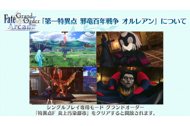 『FGO アーケード』「第一特異点 邪竜百年戦争 オルレアン」11月29日開幕決定！ついに「魔神柱」もゲーム内に出現【生放送まとめ】 画像