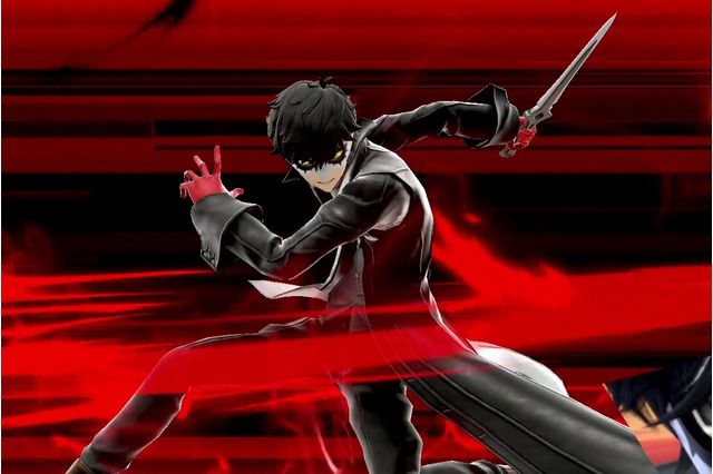 『スマブラSP』DLCファイター「ジョーカー」の総攻撃を食らうファイターに注目!シルエットになると新たな魅力が見える!? 画像