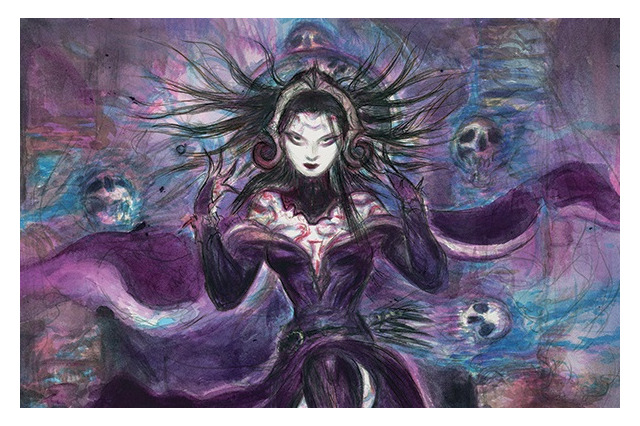 天野喜孝氏が『マジック：ザ・ギャザリング』のカードアートに参戦！ 人気キャラ・リリアナを描く 画像