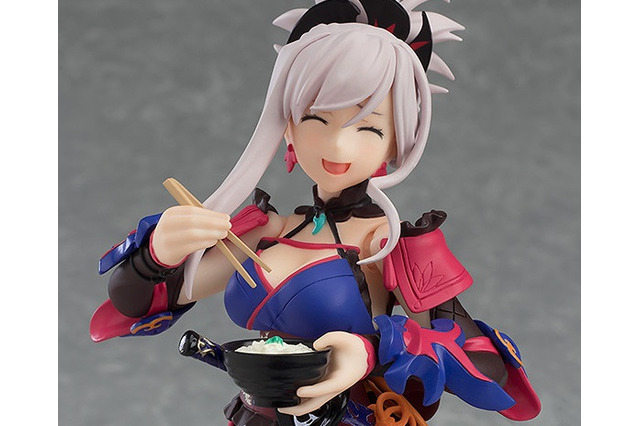 『FGO』セイバー・宮本武蔵がfigmaになって登場―付属パーツには大好物の「うどん」も！ 画像