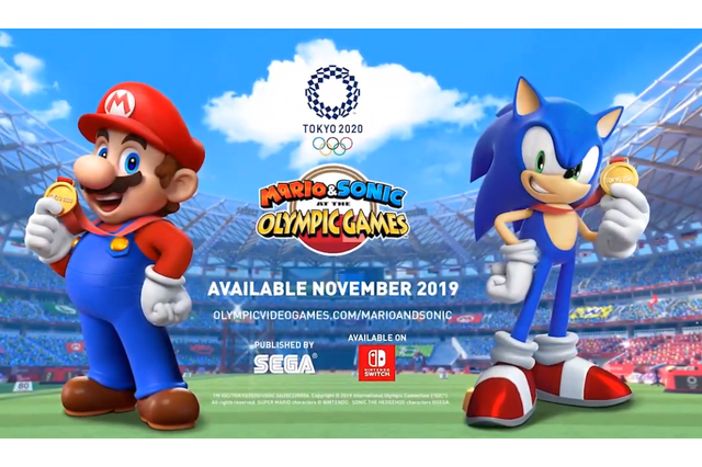 開催までもう少し！『マリオ&ソニック AT 東京2020オリンピック』11月発売【E3 2019】 画像