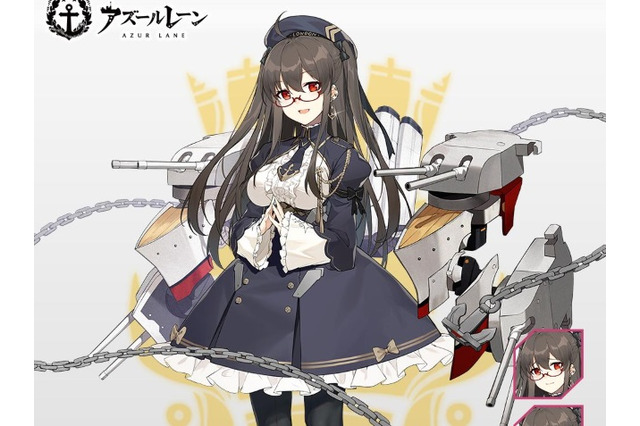 『アズレン』SR重巡「ロンドン」の改造実装が決定―真面目系眼鏡っ娘が更に可愛くイメージチェンジ! 画像