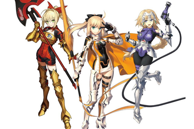 『Fate』アルトリア、ネロ、ジャンヌがサーキット衣装を披露!TYPE-MOON Racing「SPA24h耐久レース」最新情報 画像