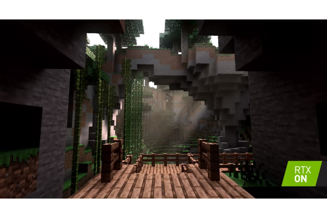 Win 10版『マインクラフト』美麗なレイトレーシング対応ゲームプレイ比較映像―これホントに『マイクラ』? 画像