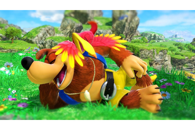 『スマブラSP』DLCファイター第3弾「バンジョー&カズーイ」の寝顔をお届け―相棒同士が寄り添う姿は可愛さの極み! 画像