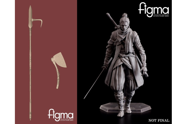『SEKIRO』「figma隻狼」の付属品「義手忍具」が初公開!戦いの助けとなった仕込み斧&仕込み槍がフィギュアにも付いてくる 画像