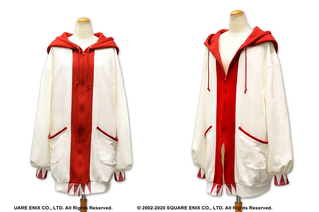 これを羽織れば癒しの力が手に入るかも?『FFXI』白魔道士モデルのロングパーカーが登場! 画像