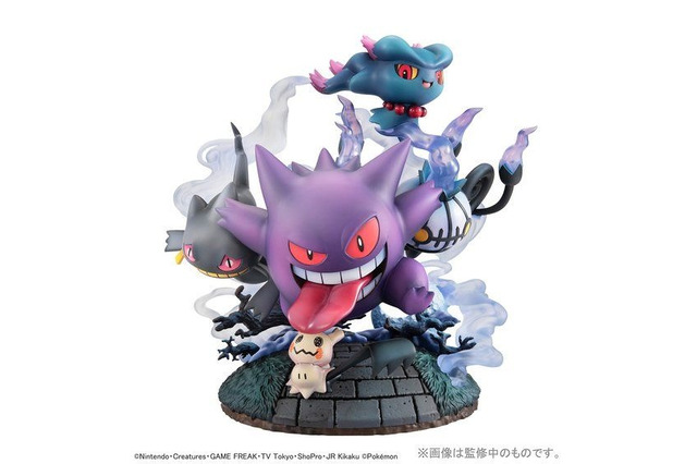 「ポケモン」ゴーストタイプのポケモンが大集合!360度楽しめるフィギュアが発売 画像