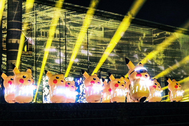 「ピカチュウ大量発生チュウ!2019」LED装飾をあしらったピカチュウ達が観客を魅了!グランモール公園でのパフォーマンス映像公開 画像