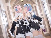 【コスプレ】「リゼロ」レム&ラム美女レイヤー、ほっこり日常から切迫なアクションまで披露【写真38枚】 画像