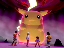 『ポケモン ソード・シールド』キョダイマックスピカチュウがレイドバトルに出現！ボルテッカーを覚えている個体も 画像