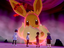 『ポケモン ソード・シールド』キョダイマックスイーブイがレイドバトルに出現!夢特性「きけんよち」を持つ個体も 画像