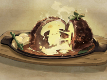 飯テロゲーム『勇者の飯』チーズinハンバーグ・焼き鳥・ふわふわのハニトーなど、君の食欲を刺激する料理で腹ペコになろう! 画像
