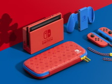 マリオモチーフのスイッチ本体特別セット「Nintendo Switch マリオレッド×ブルー セット」予約受付スタート！ 画像