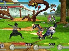 祝10周年!シリーズ初の4人対戦実現!PSP『NARUTO-ナルト-疾風伝 ナルティメットアクセル3』 画像
