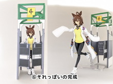 『ウマ娘』出走シーンが再現できる！複数設置も可能な「ウマ娘用ゲート」のファンメイドペーパークラフトが無料配布中 画像