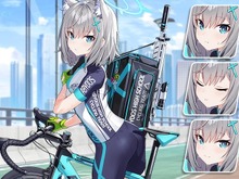 ツボに突き刺さる先生、続出!?『ブルアカ』サイクリング姿の「シロコ」が可愛すぎると話題に 画像