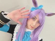 Snow Man・佐久間大介さん、『ウマ娘』マックイーンのコスプレ披露!その名も「サクマックイーン」でメイクデビュー 画像