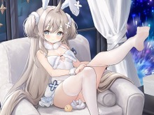 『アズレン』「海風」の着せ替え「もこもこふんわり」が見逃せない可愛さ!“畏れ多い”太ももが素晴らしい 画像