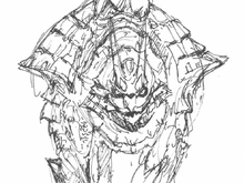 『モンハンライズ』ラフ画の「マガイマガド」は今よりもっと、武者だった！これはこれでカッコ良い… 画像