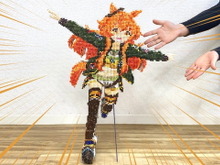 「4,000本の綿棒」で作られた『ウマ娘』マヤノトップガンが大迫力！綿棒アーティストの力作に「いいね」1.5万超え 画像