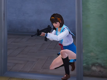 ハルヒが、長門が、朝比奈さんが無表情で銃乱射!ただのバトロワには興味なさげな『PUBG Mobile』コラボ 画像