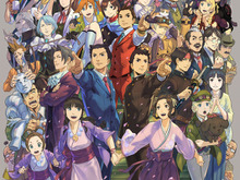 『逆転裁判』歴代キャラクター大集結!塗和也氏による「シリーズ20周年記念イラスト」公開 画像