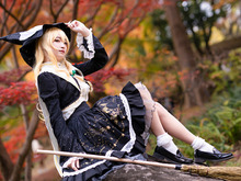 【コスプレ】弾幕はパワーだぜ!『東方Project』魔理沙に扮する注目レイヤー・あぐり【写真10枚】 画像