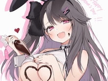 このメスガキめぇ…!『アズレン』クーちゃんの「バレンタインイラスト」が挑発的過ぎる 画像